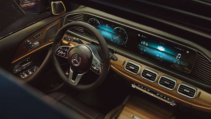 Mercedes-Benz GLE MBUX Cockpit