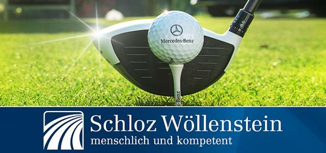 Golfturnier zwischen Schloz Wöllenstein und Deutschen Bank.
