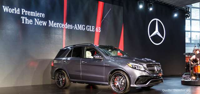 Mercedes-Benz Cars auf der New York International Auto Show 2015.