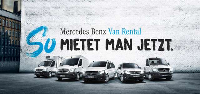 Langzeitmiete für Mercedes-Benz Transporter bei Van Rental in Chemnitz