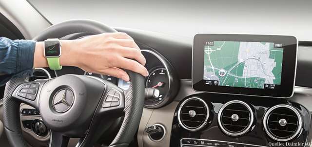 Mercedes-Benz präsentiert neue App für die Apple Watch.